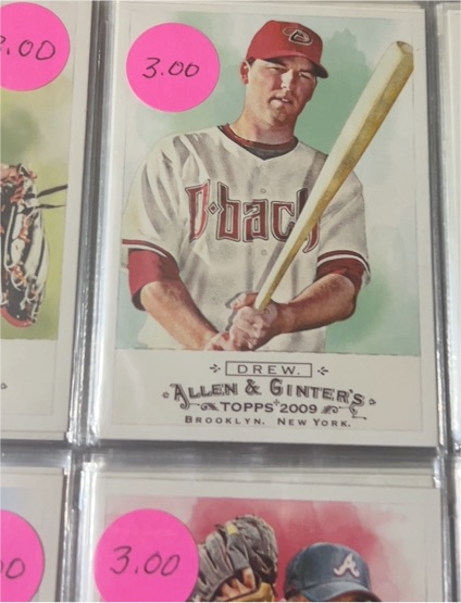 2009 Topps Allen & Ginter #302 Stephen Drew — front