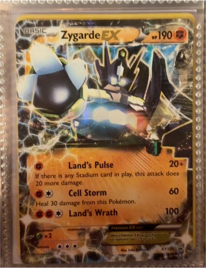 2016 Pokémon XY #XY151 Zygarde EX — front
