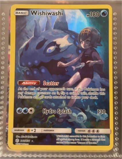 2020 Pokemon Cosmic Eclipse #240 Wishiwashi — front