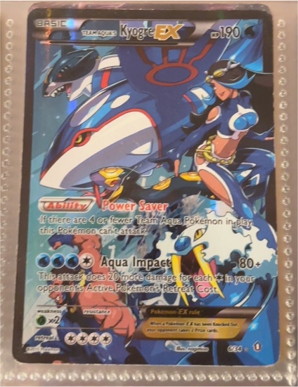 2015 Pokémon Double Crisis #6 Team Aqua's Kyogre EX — front