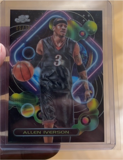 2023-24 Topps Chrome Cosmic #99 Allen Iverson — front