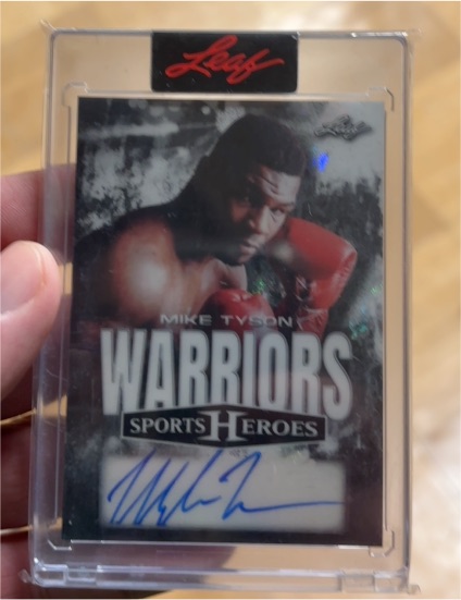 2025 Leaf Sports Heroes Warriors Mike Tyson — front