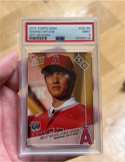 2017 Topps Now #OS-80 Shohei Ohtani Off-Season Rookie — front