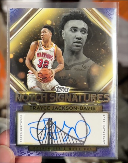 2025-26 Topps Notch Signatures #TNS-TJ Trayce Jackson-Davis — front