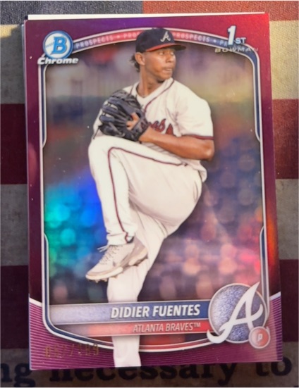 2025 Bowman Chrome Prospects #BCP-87 Didier Fuentes — front