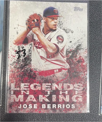 2018 Topps Update #LITM-28 Jose Berrios Legends in the Making — front