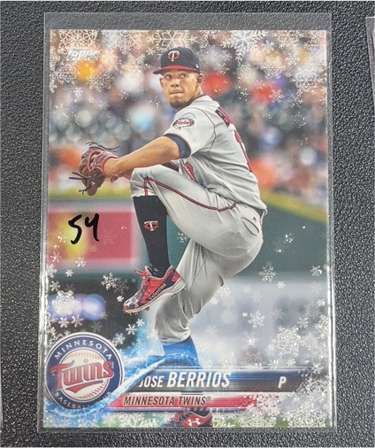 2018 Topps Holiday #HMW89 Jose Berrios — front