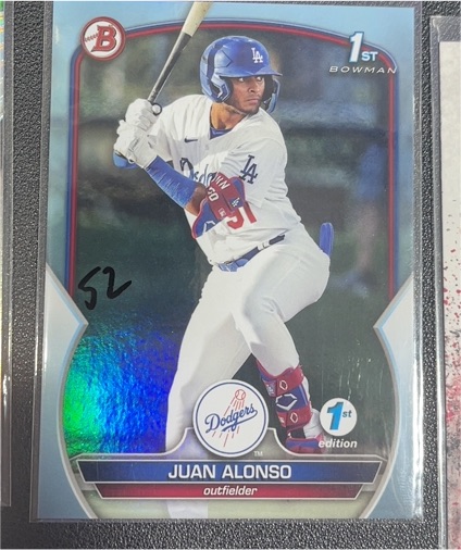 2023 Bowman 1st Edition #BPPF-137 Juan Alonso — front