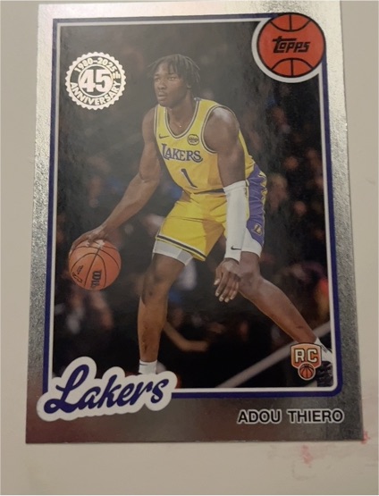 2025-26 Topps 45th Anniversary #80BK-79 Adou Thiero — front