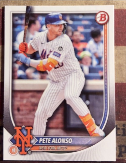 2025 Bowman #56 Pete Alonso — front