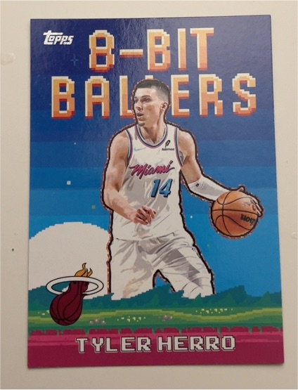 2025-26 Topps Basketball #8B-2 Tyler Herro 8-Bit Ballers — front