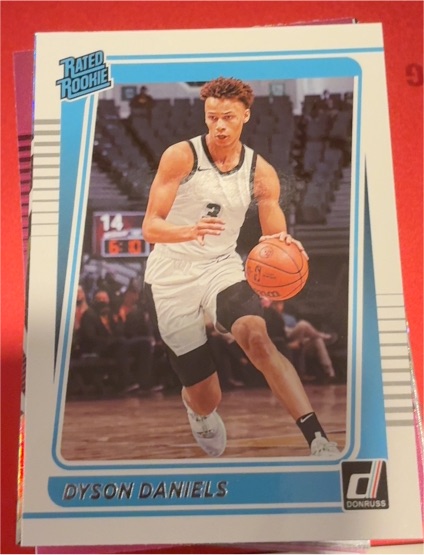 2022-23 Panini Chronicles Draft Picks Donruss Rated Rookies #7 Dyson Daniels — front