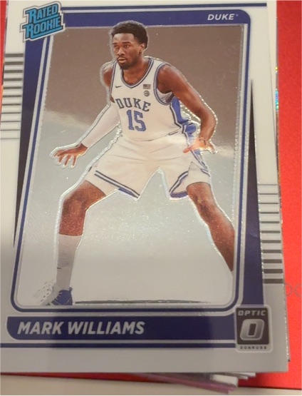 2022-23 Panini Chronicles Donruss Optic #15 Mark Williams — front