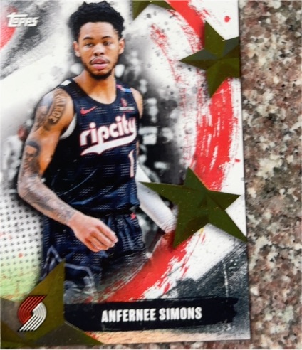 2025-26 Topps #SA-22 Anfernee Simons Stars of the NBA — front