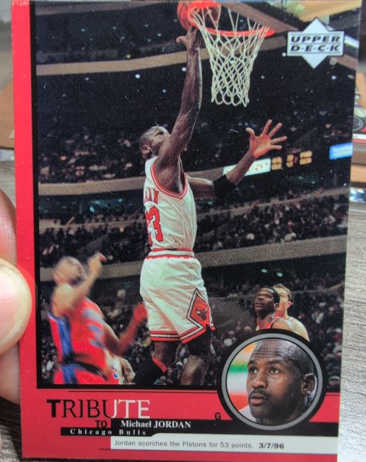 1999 Upper Deck Tribute #24 Michael Jordan — front