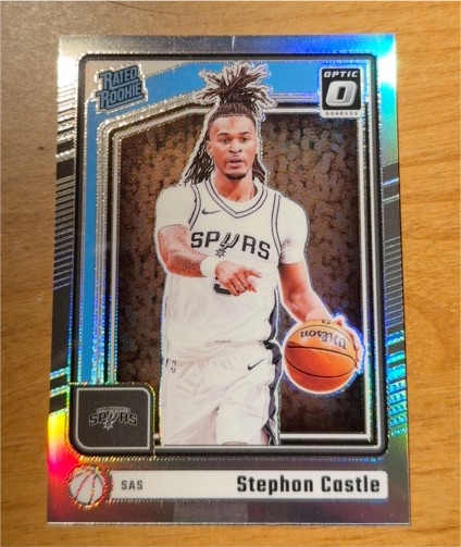 2024-25 Panini Donruss Optic #254 Stephon Castle — front