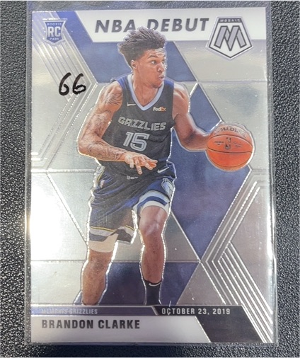 2019-20 Panini Mosaic #277 Brandon Clarke NBA Debut — front