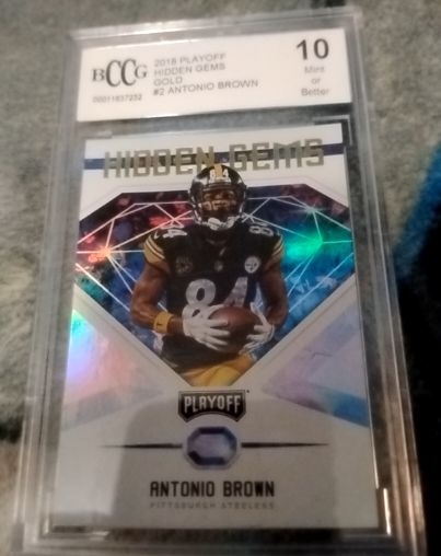 2018 Panini Playoff Hidden Gems #2 Antonio Brown — front
