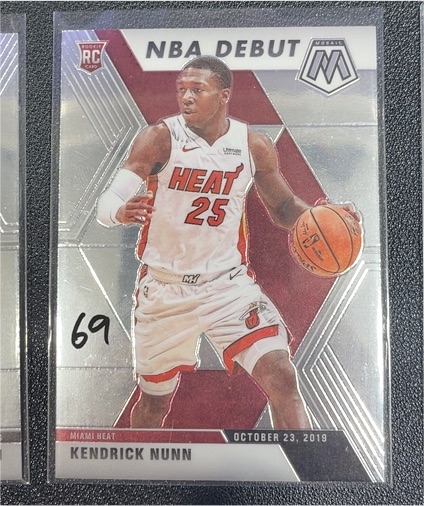 2019-20 Panini Mosaic #268 Kendrick Nunn NBA Debut Rookie — front