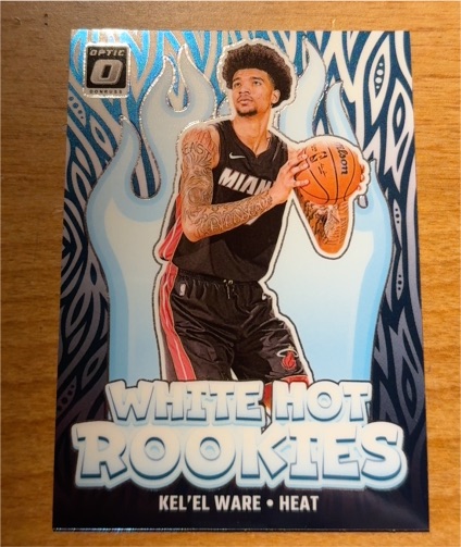 2024-25 Panini Donruss Optic #5 Kel'el Ware White Hot Rookies — front