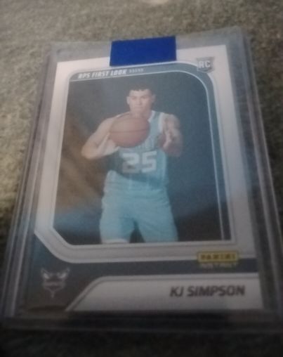 2024-25 Panini Instant Basketball RPS FIRST LOOK KJ Simpson — front