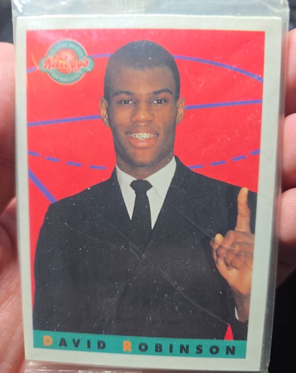 1993 Star Pics Kellogg's College Greats Postercards #9 David Robinson — front