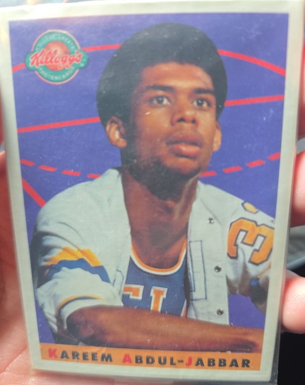 1993 Kellogg's College Greats Postercards #1 Kareem Abdul-Jabbar — front