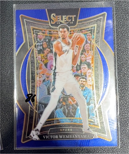 2024-25 Panini Select Concourse #9 Victor Wembanyama — front