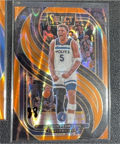 2024-25 Panini Select #130 Anthony Edwards — front