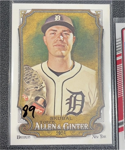 2024 Topps Allen & Ginter #205 Tarik Skubal — front