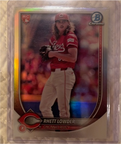 2025 Bowman Chrome #6 Rhett Lowder — front