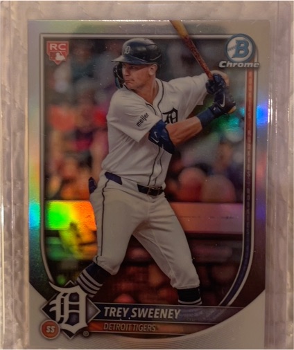 2025 Bowman Chrome #25 Trey Sweeney — front