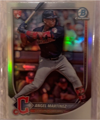 2025 Bowman Chrome #68 Angel Martinez — front