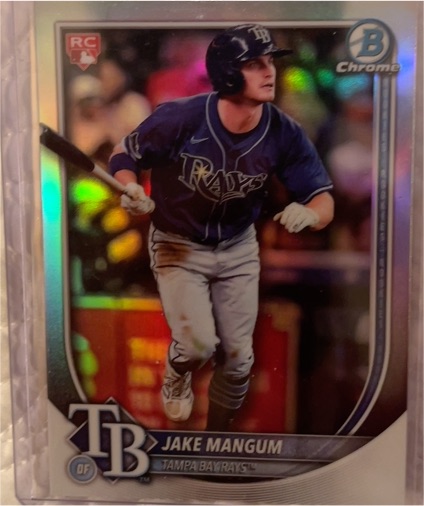 2025 Bowman Chrome #50 Jake Mangum — front