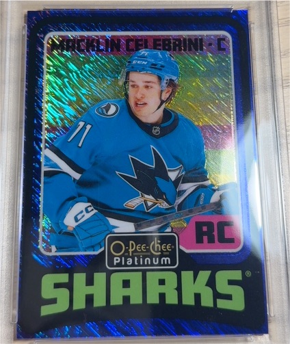2024-25 O-Pee-Chee Platinum #R91 Macklin Celebrini — front