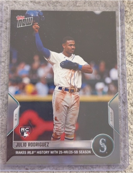 2022 Topps Now #899 Julio Rodriguez — front