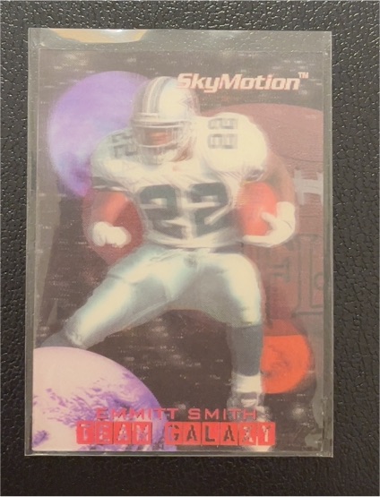 1996 SkyBox SkyMotion Team Galaxy #1 Emmitt Smith — front