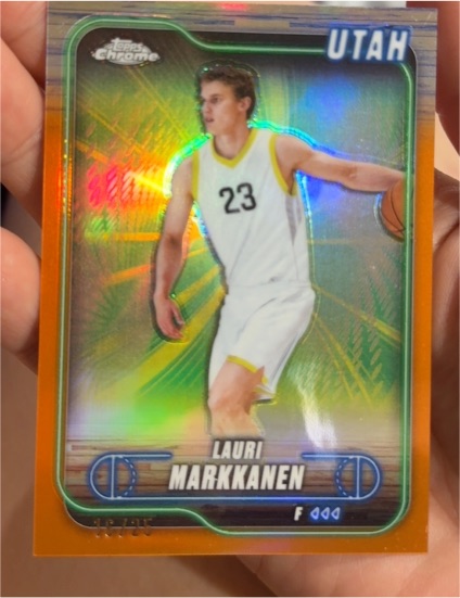 2024-25 Topps Chrome #37 Lauri Markkanen — front