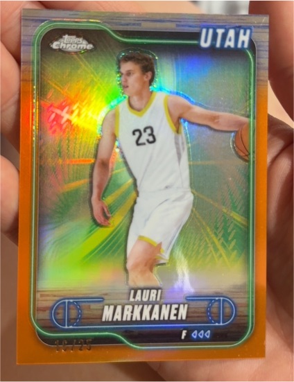 2024-25 Topps Chrome #37 Lauri Markkanen — front