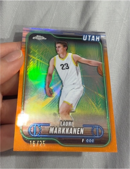 2024-25 Topps Chrome #37 Lauri Markkanen — front