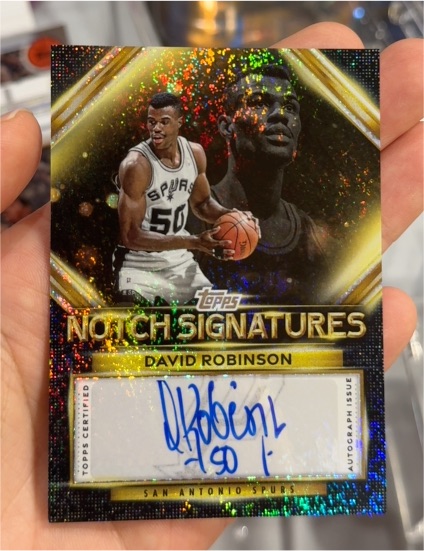 2025 Topps Notch Signatures #TNS-DR David Robinson — front