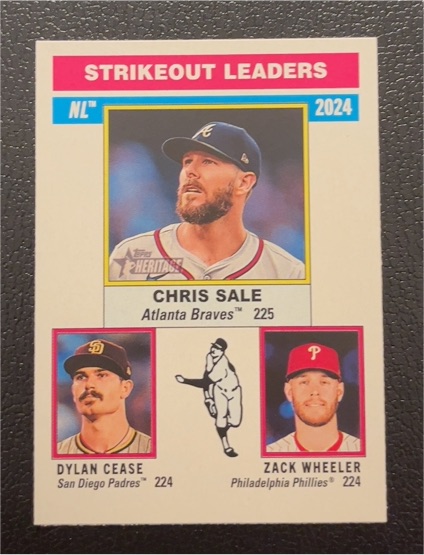 2025 Topps Heritage #203 Chris Sale — front