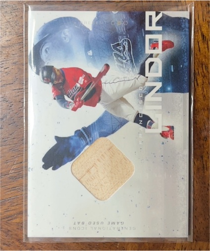 2019 Topps X #R7A Francisco Lindor Generational Icons Bat — front