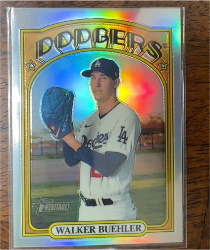 2021 Topps Heritage #712 Walker Buehler — front