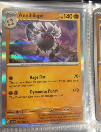 2024 Pokémon SV01: Scarlet & Violet Base Set #109 Annihilape — front