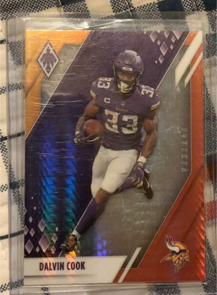 2021 Panini Phoenix Fire Burst #55 Dalvin Cook — front
