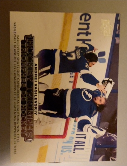 2022-23 Upper Deck Tim Hortons Hockey Triumphs #HT-12 Andrei Vasilevskiy — front