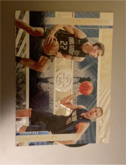 2021-22 Panini Illusions Rookie Reflections #9 Dirk Nowitzki and Franz Wagner — front