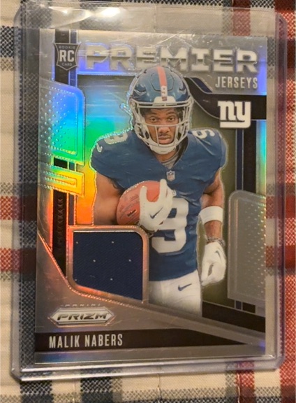 2024 Panini Prizm Premier Jerseys #PJ-MNS Malik Nabers — front