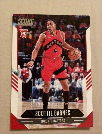 2021-22 Panini Chronicles Score #144 Scottie Barnes — front